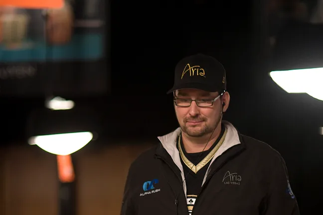 Phil Hellmuth (Seen Here in an Earlier Event) Has Hit the Rail