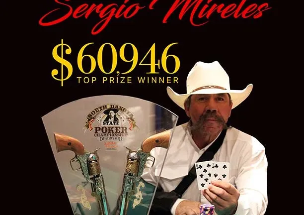 Sergio Mireles Ships 2019 South Dakota State Poker Championship