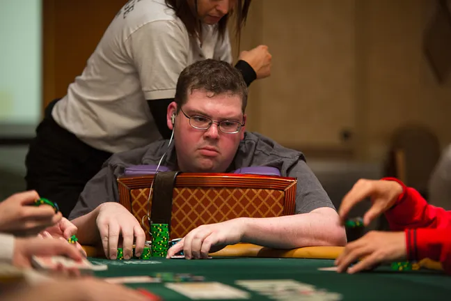 Eric Froehlich Went Ace Against Ace With Phil Hellmuth Here on Day 1