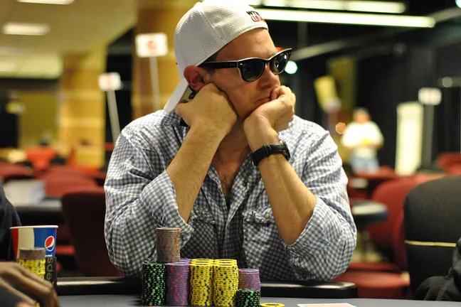 David Abramowicz bagged the top stack on Day 1a.