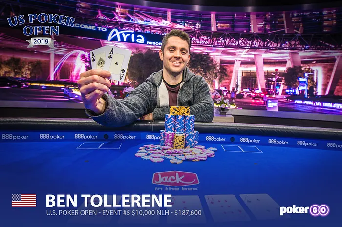 US Poker Open : Ben Tollerene s'impose devant Jake Schindler et Ryan Riess 0001