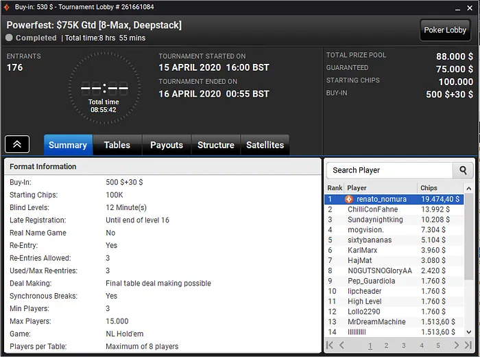powerfest partypoker