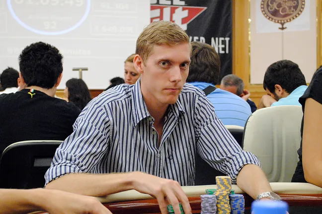 Manig Loeser takes the chip lead into Day 3