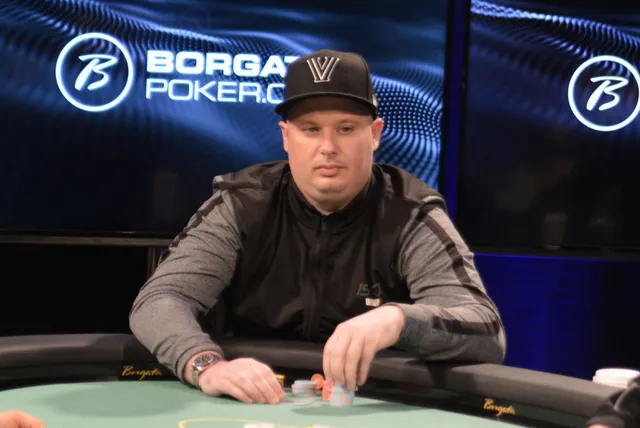 Paul Volpe in the 2018 Borgata Fall Poker Open 