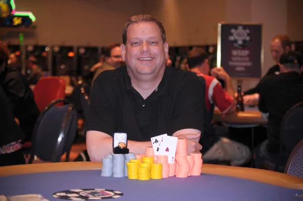 Stephen Friedel, winner of Event #8. *Photo courtesy of the WSOP.