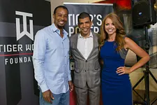 Tiger Woods, Adam Pliska, & Lynn Gilmartin