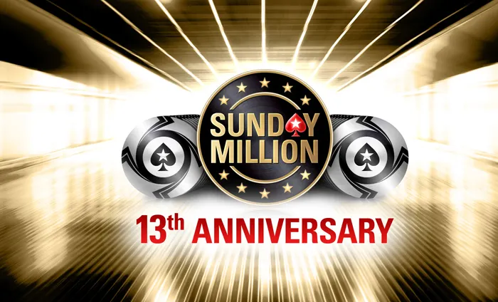 13º Aniversário do Sunday Million - $10 Milhões Garantidos!