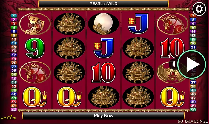 50 dragons slot game