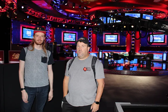 Chris Dotson meeting Chris Moneymaker