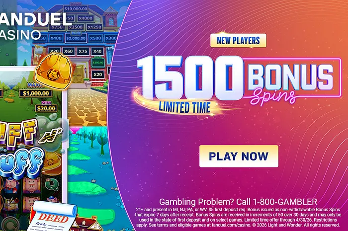 FanDuel Launches “Deposit $5, Get 1,500 Bonus Spins” Promo for New Players