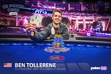 Ben Tollerene at the US Poker Open