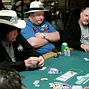 Greg Raymer watches as Tom Schneider moves all in against Doyle Brunson