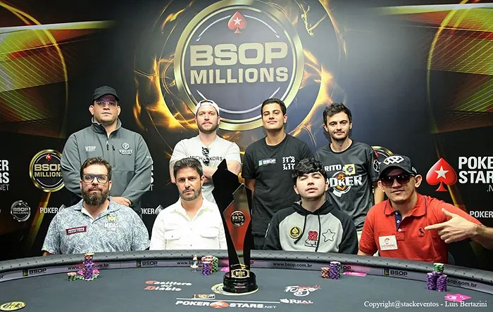 mesa final Main Event do BSOP Millions 2019