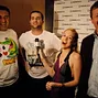 Gloria interviews the H.O.R.S.E. co-winners, Billy 'The Croc,' Van Marcus and Tony G