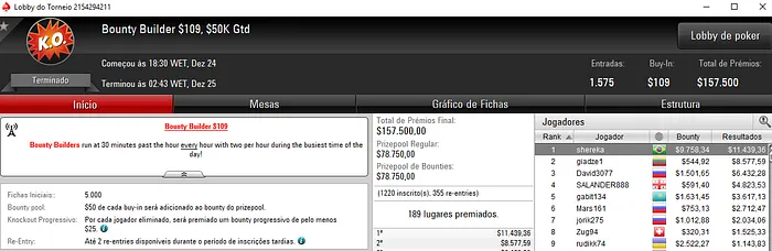 shereka Crava Bounty Builder 9 e Zambellinho o Sunday Storm 101