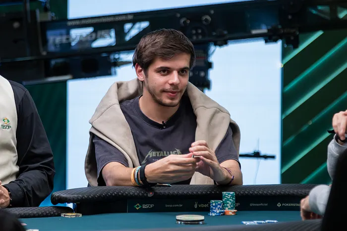 Hugo Machado no $20.000 Super High Roller BSOP Millions 2025