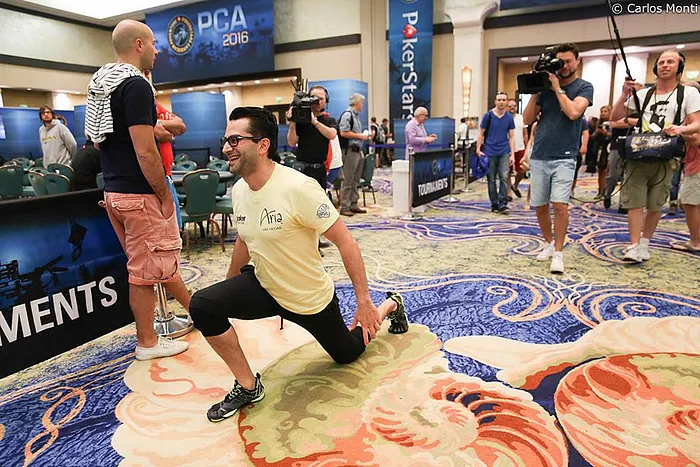 Esfandiari en pleine session prop bet