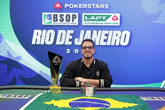 Brunno Botteon conquista o título do Main Event do LAPT Rio de Janeiro e embolsa R$ 325.000