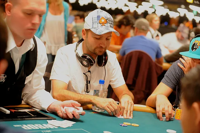 Daniel Negreanu begins Day 2 as our chip leader!