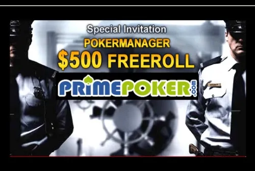 Freerolls na Prime Poker 0001