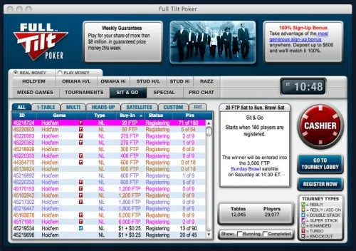 Poker online - Full Tilt Sunday $750,000 Guarantee : 'THE_GOLDMINE' trouve le bon filon 0001