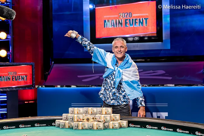 Damian Salas campeão WSOP Main Event 2020