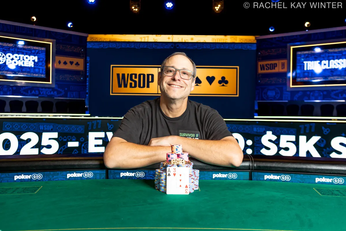 David "ODB" Baker Wins EV40 $5k Seniors High Roller