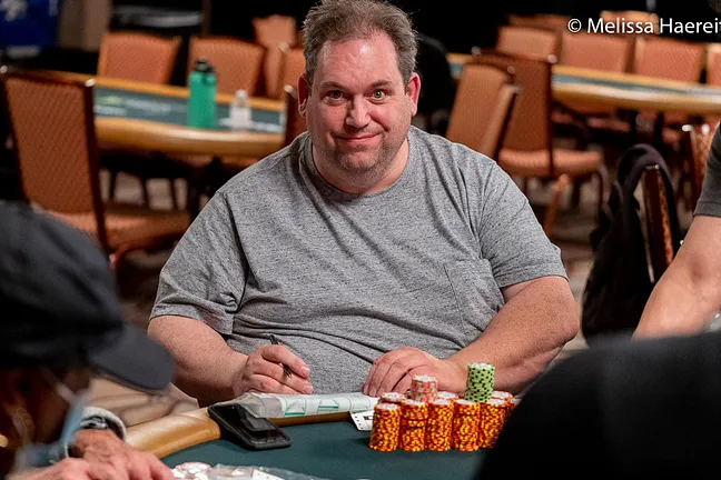 Chip leader Robert Brobyn