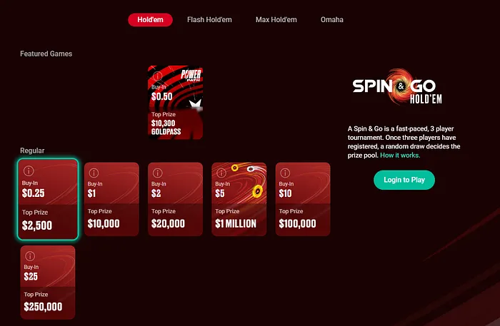 pokerstars games online