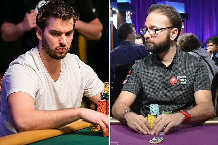 Mark Herm (left) and Daniel Negreanu (right)