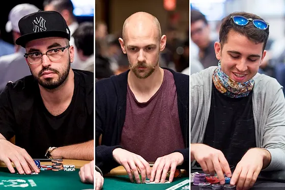 Bryn Kenney (left), Stephen Chidwick (center), Koray Aldemir (right)