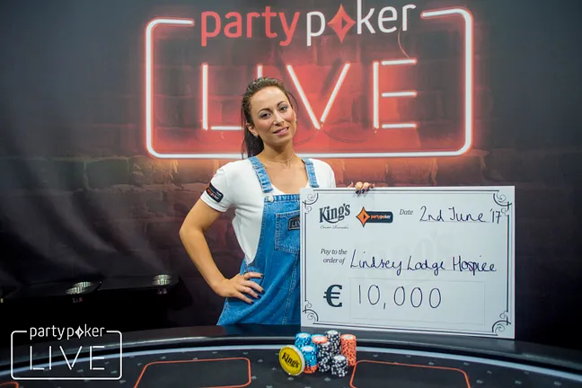 Natalia Breviglieri Wins the partypoker LIVE MILLIONS Germany Charity Event
