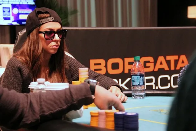 Amanda Musumeci Just Eliminated a Player in 37th Place, Bringing Us Into the Money Here in Event 15