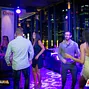 Brian Rast dances at the Aussie Millions Welcome Party.