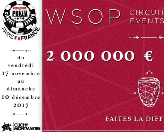 WSOPC Paris : Le programme complet 0001