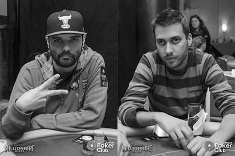 Henrique Pinho e Hugo Félix no Dia 2 do Tanger Millionaire Maker 0001