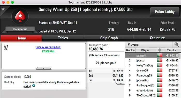 Vacane, Yazald€_10 e puxapiri no Pódio e Domingo da PokerStars.pt 102