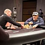 Roger Hairabedian heads up with Ville Mattila