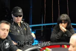 Hellmuth in action at the feature table