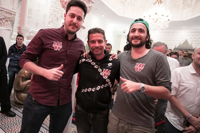 Adrian Mateos with Bruno Lopes and Davidi Kitai