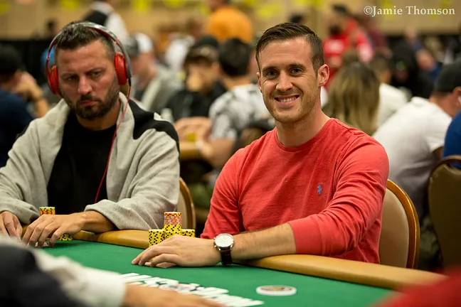 Jordan Young in an earlier event at the 2019 WSOP
