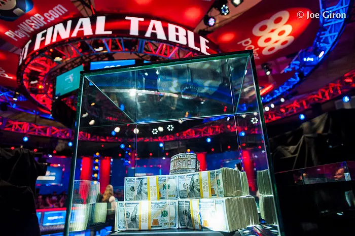 Scott Blumstein after winning the 2017 WSOP Main Event