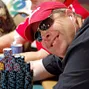 Mark "PokerHo" Kroon poses with his stack