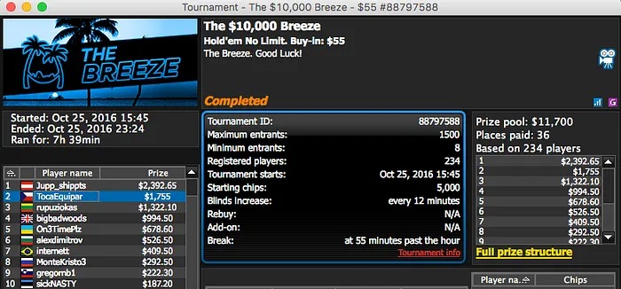 "3 Platas sin Plomo" para João "Naza114" Vieira 101