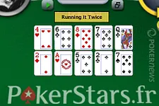 Pokerstars : du 'Run Twice' dans le nouveau logiciel ?