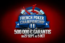 PMU Poker : 50 tickets 150€ en freeroll pour le French Poker Championship 500.000€ GTD