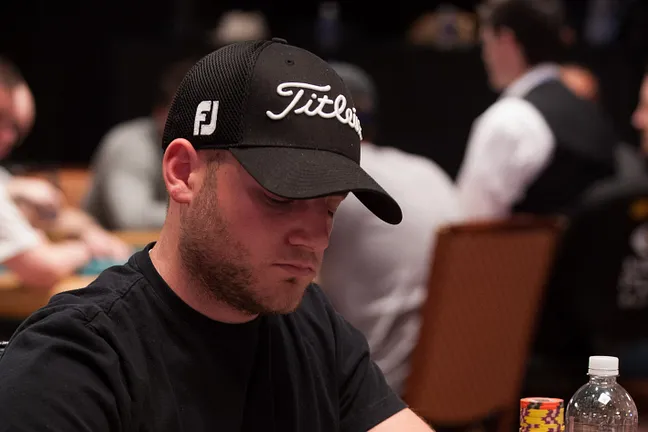 Jeff Manza forced to lay down to the seven-bet