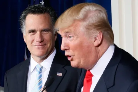 Mitt Romney & Donald Trump