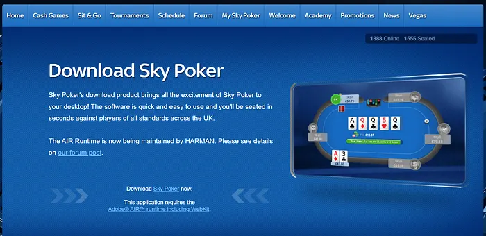 Installing Sky Poker