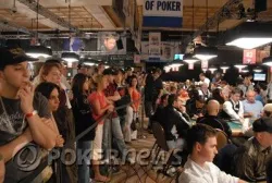 Spectators at the World Series of Poker have their choice of players to root for